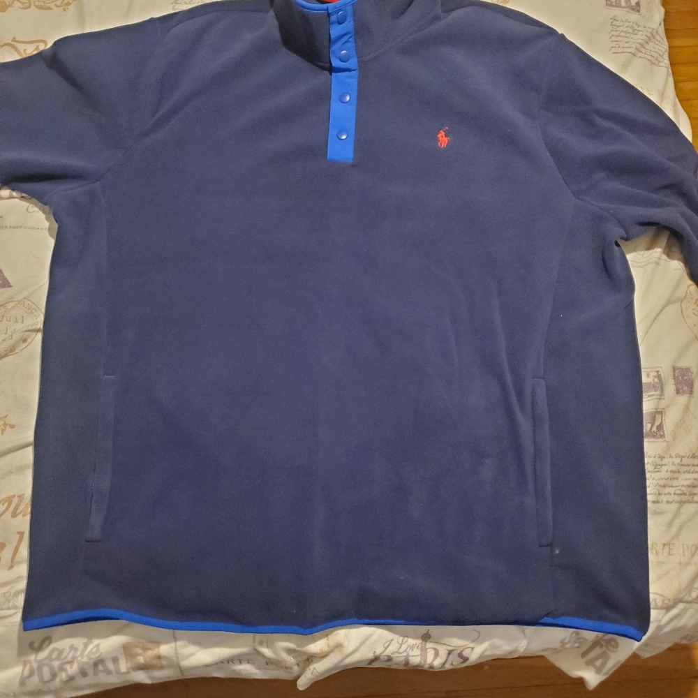 Pull over fleece shirt